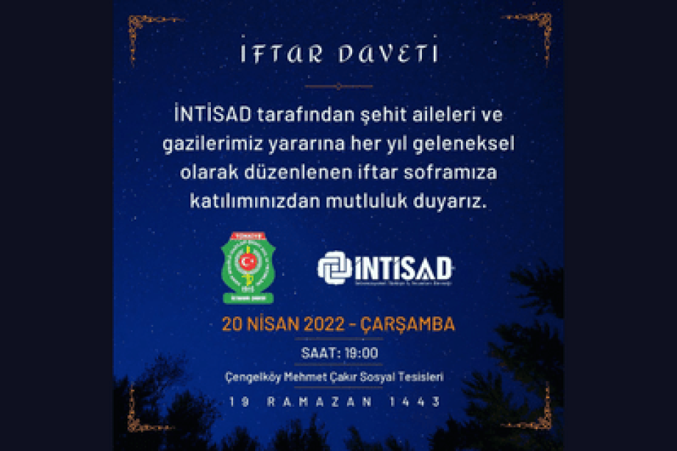 İntisad İftar Daveti